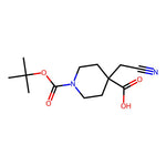 1-(tert-Butoxycarbonyl)-4-(cyanomethyl)piperidine-4-carboxylic acid|CS-0213573|1802790-53-9