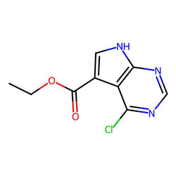 Ethyl 4-chloro-7H-pyrrolo[2,3-d]pyrimidine-5-carboxylate|CS-W006018|144927-57-1