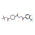 1-Boc-4-(2-(4-Fluoro-3-(trifluoromethyl)phenyl)-2-oxoethylcarbamoyl)piperidine|CS-0028273|1082949-99-2