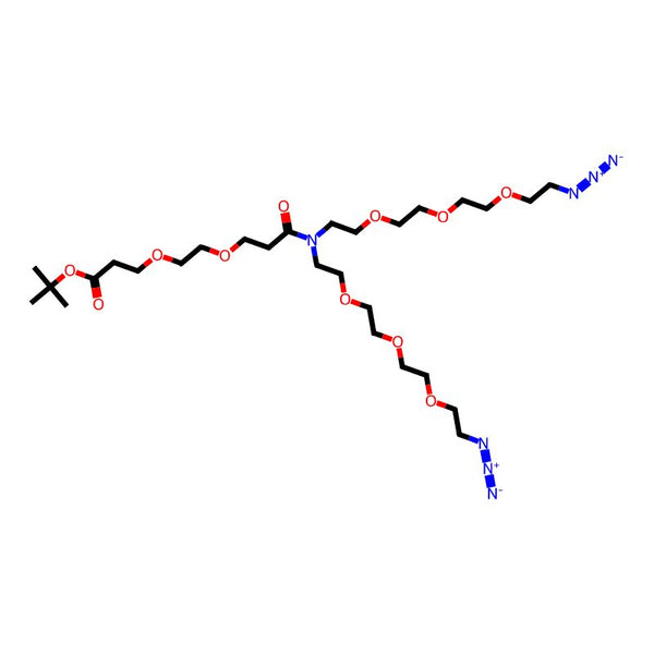 N-(Boc-PEG2)-N-bis(PEG3-azide)|CS-0115448|2353409-46-6