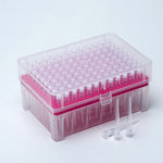 biologix 200μl  filter tips, rack pack, sterile,  tip: dnase & rnase free,pp, filter material: uhmwpe. 96 pieces/rack, 100 racks/case|23-0200A