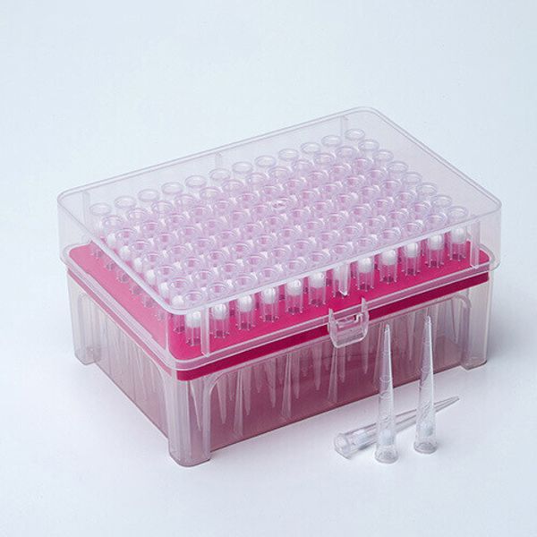 biologix 200μl  filter tips, rack pack, sterile,  tip: dnase & rnase free,pp, filter material: uhmwpe. 96 pieces/rack, 100 racks/case|23-0200A