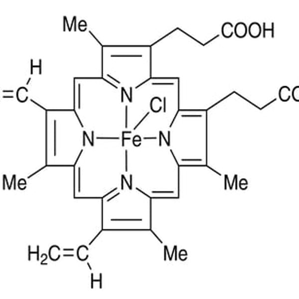 Hemin (Ferriprotoporphyrin IX chloride), min. 95%|26-1480|16009-13-5
