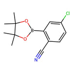 4-Chloro-2-(4,4,5,5-tetramethyl-1,3,2-dioxaborolan-2-yl)benzonitrile|CS-0368462|863868-19-3