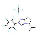 (R)-5-Isopropyl-2-(pentafluorophenyl)-6,7-dihydro-5H-pyrrolo[2,1-c][1,2,4]triazol-2-ium tetrafluoroborate|CS-0092912|1175052-07-9