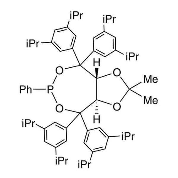 (3aR,8aR)-(-)-4,4,8,8-Tetrakis(3,5-di-i-propylphenyl)tetrahydro-2,2-dimethyl-6-phenyl-1,3-dioxolo[4,5-e]dioxaphosphepin|15-1513|1361146-90-8