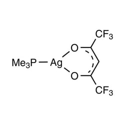 Trimethylphosphine(hexafluoroacetylacetonato)silver(I), 99% (99.9%-Ag)|47-3000|148630-66-4