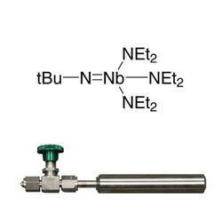 (t-Butylimido)tris(diethylamino)niobium(V), min. 98% TBTDEN, 41-0450, contained in high-temp 50 ml Swagelok? cylinder (96-1071) for CVD/ALD|98-4075|210363-27-2