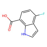 4-Fluoro-1H-indole-7-carboxylic acid|CS-0043683|313337-34-7