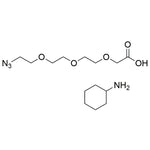 11-Azido-3,6,9-trioxaundecanoic acid cyclohexylamine|33481|172531-37-2