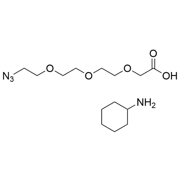 11-Azido-3,6,9-trioxaundecanoic acid cyclohexylamine|33481|172531-37-2