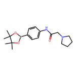 2-(Pyrrolidin-1-yl)-n-(4-(4,4,5,5-tetramethyl-1,3,2-dioxaborolan-2-yl)phenyl)acetamide|CS-0175633|825630-80-6