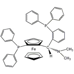 (S)-(-)-[(S)-2-Diphenylphosphinoferrocenyl](N,N-dimethylamino)(2-diphenylphosphinophenyl)methane, min. 97% TANIAPHOS|26-1155|850444-36-9