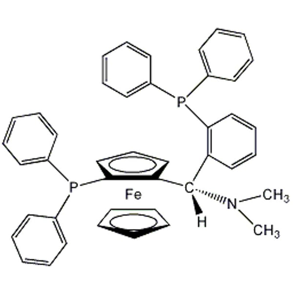 (S)-(-)-[(S)-2-Diphenylphosphinoferrocenyl](N,N-dimethylamino)(2-diphenylphosphinophenyl)methane, min. 97% TANIAPHOS|26-1155|850444-36-9