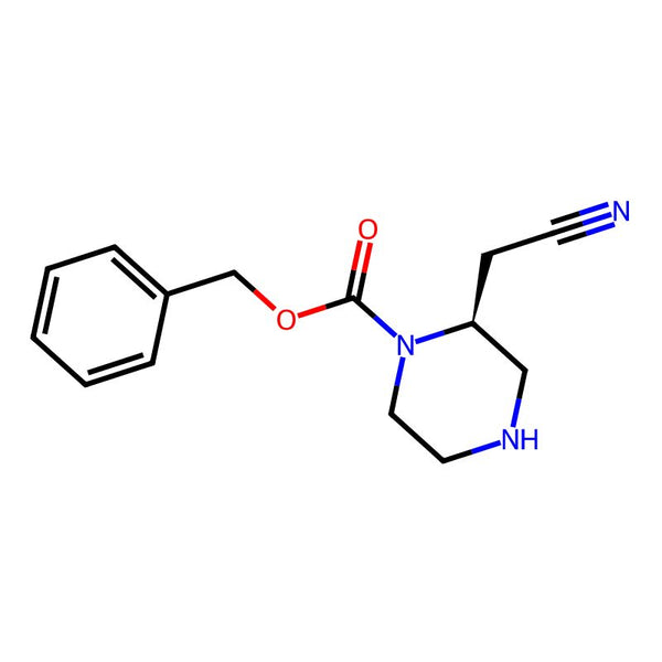 Benzyl (S)-2-(cyanomethyl)piperazine-1-carboxylate|CS-0095743|2158302-01-1