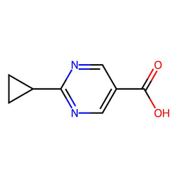 2-Cyclopropyl-pyrimidine-5-carboxylic acid|CS-W003589|648423-79-4