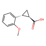 rel-(1R,2R)-2-(2-Methoxyphenyl)cyclopropanecarboxylic acid|CS-0656273|110826-01-2