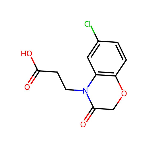 3-(6-Chloro-3-oxo-2H-benzo[b][1,4]oxazin-4(3H)-yl)propanoic acid|CS-0197179|351003-03-7