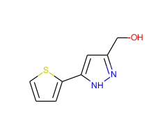 (3-(Thiophen-2-yl)-1H-pyrazol-5-yl)methanol|CS-0322328|852228-02-5