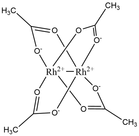 Rhodium(II) acetate dimer, 99%, anhydrous, 46% Rh|163176|15956-28-2