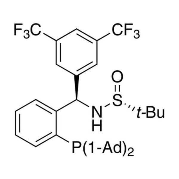 [S(R)]-N-[(R)-3,5-Bis(trifluoromethyl)phenyl)[2-(diadamantanphosphino)phenyl]methyl]-2-methyl-2-propanesulfinamide, 95%|15-0139