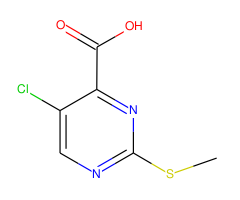 5-Chloro-2-(methylthio)pyrimidine-4-carboxylic acid|CS-W002473|61727-33-1