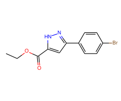 Ethyl 3-(3-bromophenyl)-1H-pyrazole-5-carboxylate, 97%|191549|948292-48-6