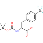 (R)-2-((tert-Butoxycarbonyl)amino)-3-(4-(trifluoromethyl)phenyl)propanoic acid|CS-W009849|82317-83-7