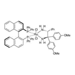 Dichloro[(R)-(+)-2,2'-bis(diphenylphosphino)-1,1'-binaphthyl][(2R)-(-)-1,1-bis(4-methoxyphenyl)-3-methyl-1,2-butanediamine]ruthenium(II) dichloromethane adduct, min. 97%|44-0210|329735-86-6