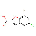 7-Bromo-5-chloro-1-benzofuran-2-carboxylic acid|CS-0118760|190775-65-6