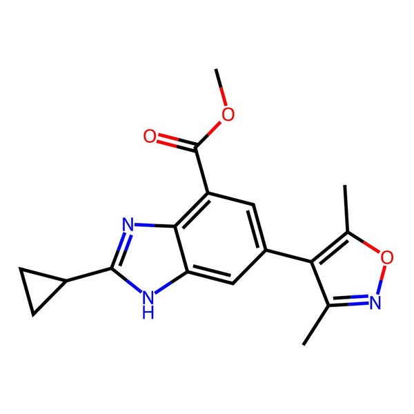 Methyl 2-cyclopropyl-5-(3,5-dimethylisoxazol-4-yl)-1H-benzo[d]imidazole-7-carboxylate|CS-0105427|1637771-11-9