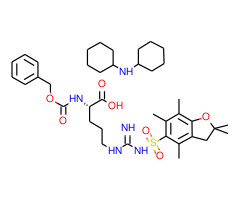 Cyclohexanamine N2-((benzyloxy)carbonyl)-Nw-((2,2,4,6,7-pentamethyl-2,3-dihydrobenzofuran-5-yl)sulfonyl)-L-argininate|CS-0137984|200190-89-2