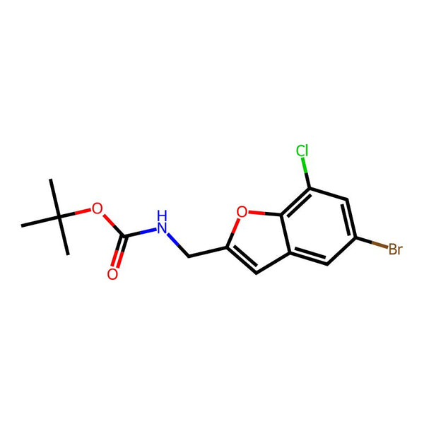 tert-Butyl ((5-bromo-7-chlorobenzofuran-2-yl)methyl)carbamate|CS-0376499|1643914-41-3