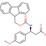 (S)-3-((((9H-Fluoren-9-yl)methoxy)carbonyl)amino)-3-(4-methoxyphenyl)propanoic acid|CS-0181517|501015-30-1