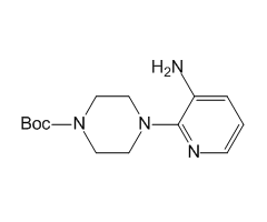3-Amino-2-[4-tert-butoxycarbonyl(piperazino)]pyridine, 97%|282431|111669-25-1