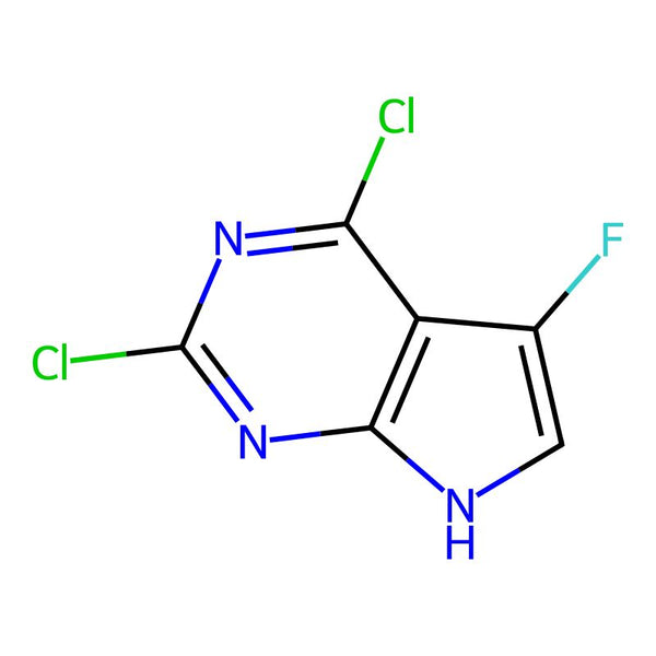 2,4-Dichloro-5-fluoro-7H-pyrrolo[2,3-d]pyrimidine|CS-W021505|1053228-29-7