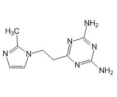 2,4-Diamino-6-[2-(2-methyl-1-imidazolyl)ethyl]-1,3,5-triazine, 97%|420443|38668-46-1