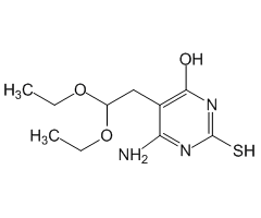 6-Amino-5-(2,2-diethoxyethyl)-4-hydroxy-2-mercaptopyrimidine, 97%|191749|7400-05-7