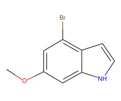 4-Bromo-6-methoxy-1H-indole, 98%