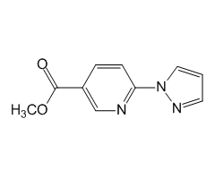 6-Pyrazol-1-yl-nicotinic acid methyl ester, 97%|244528|321533-62-4