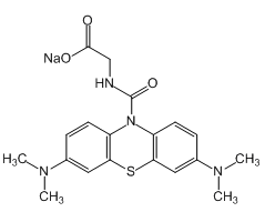 10-(Carboxymethyl aminocarbonyl)-3,7-bis(dimethylamino)phenothiazine sodium salt, 98%|425871|115871-18-6