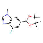 4-Fluoro-1-methyl-6-(4,4,5,5-tetramethyl-1,3,2-dioxaborolan-2-yl)-1H-benzo[d]imidazole|CS-0897384|2260683-79-0