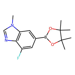 4-Fluoro-1-methyl-6-(4,4,5,5-tetramethyl-1,3,2-dioxaborolan-2-yl)-1H-benzo[d]imidazole|CS-0897384|2260683-79-0