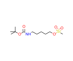5-((Tert-butoxycarbonyl)amino)pentyl methanesulfonate|CS-0583824|142342-55-0