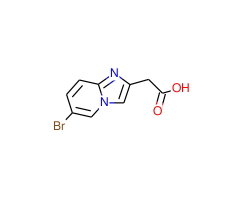 2-(6-Bromoimidazo[1,2-a]pyridin-2-yl)acetic acid|CS-0042500|59128-15-3