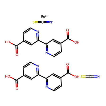 Bis(isothiocyanato)bis(2,2'-bipyridyl-4,4'-dicarboxylato)ruthenium(II), 95%|909264|141460-19-7