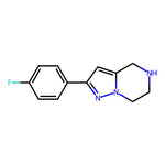2-(4-Fluorophenyl)-4,5,6,7-tetrahydropyrazolo[1,5-a]pyrazine|CS-0197599|1250444-39-3