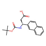 (S)-3-((tert-Butoxycarbonyl)amino)-3-(naphthalen-2-yl)propanoic acid|CS-0154503|500770-69-4