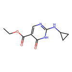 Ethyl 2-(cyclopropylamino)-6-oxo-1,6-dihydropyrimidine-5-carboxylate|CS-0103508|1343491-58-6