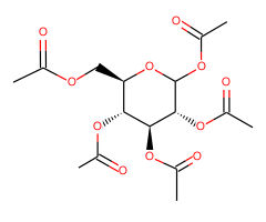 D-Glucose pentaacetate, 98%, Sum of α, β enantiomers|236090|3891-59-6